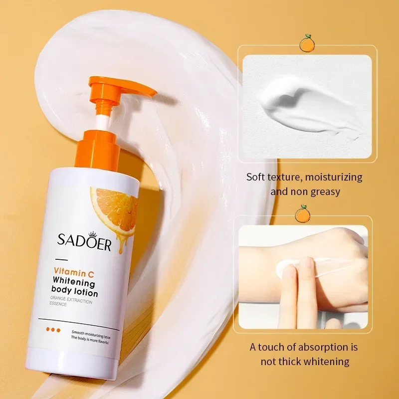 Vitamin C Whitening Body Lotion Hydrating Moisturising Autumn/Winter Skin Care Anti-Drying Body Lotion For Women Men Wholesale