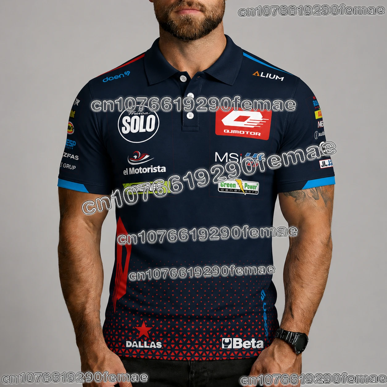 

2025 New Moto2 QJ MOTOR Racing Team Polo Shirt Men Women Motorsport Competition Memorial Short Sleeve Casual Clothing