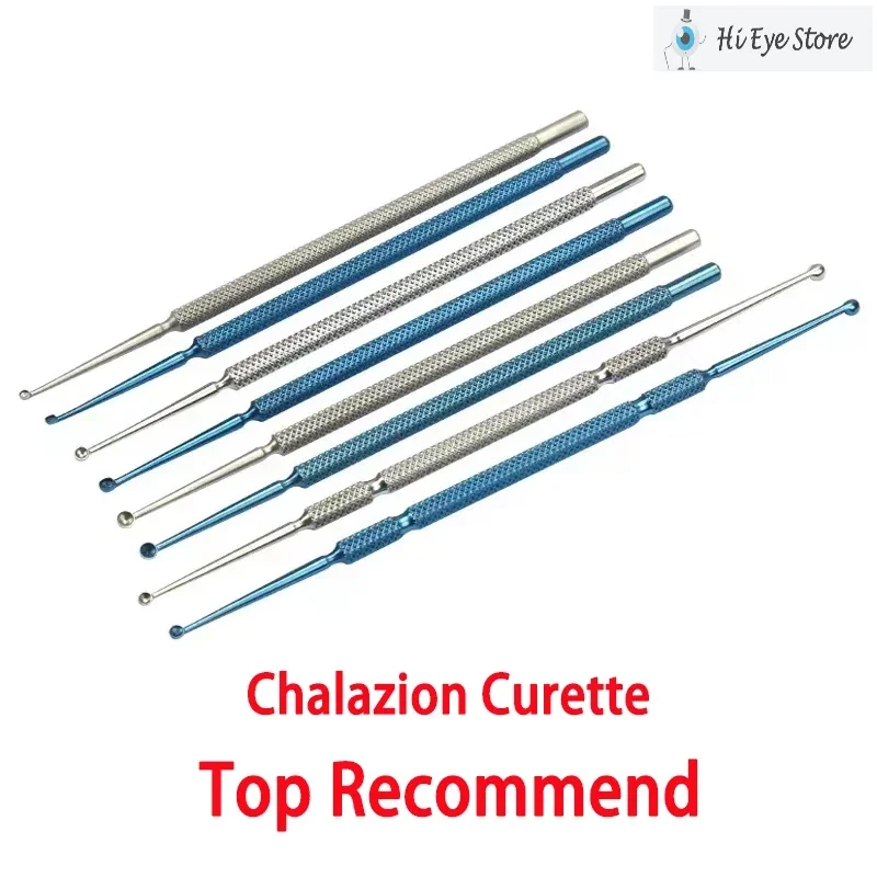 Chalazion Curette  Ophthalmic Instruments oftalmologia instrumentos Ophthalmology Meibomian gland stye Surgical Instrument