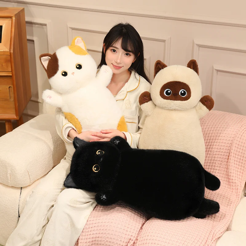 

Очаровательные плюшевые игрушки в виде кошек, пушистые мягкие игрушки-котята для девочек, подарки, декор для дома
