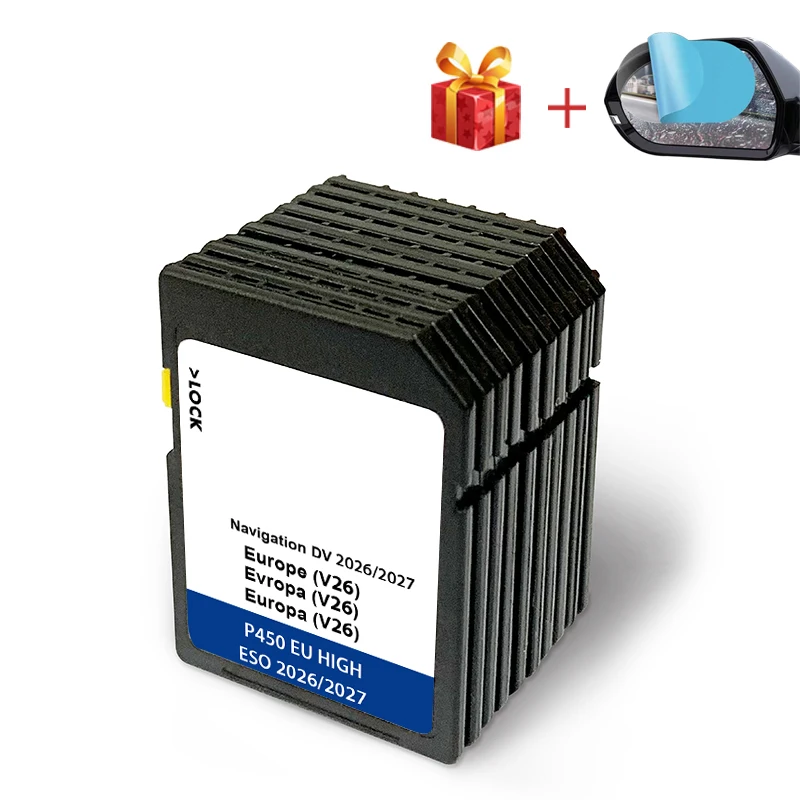 2025-2026 for VW Golf Passat Touran Discover Pro Navigation SD Card 64GB 510919866 Update UK Europe Maps Sat Nav SD Card DV V25