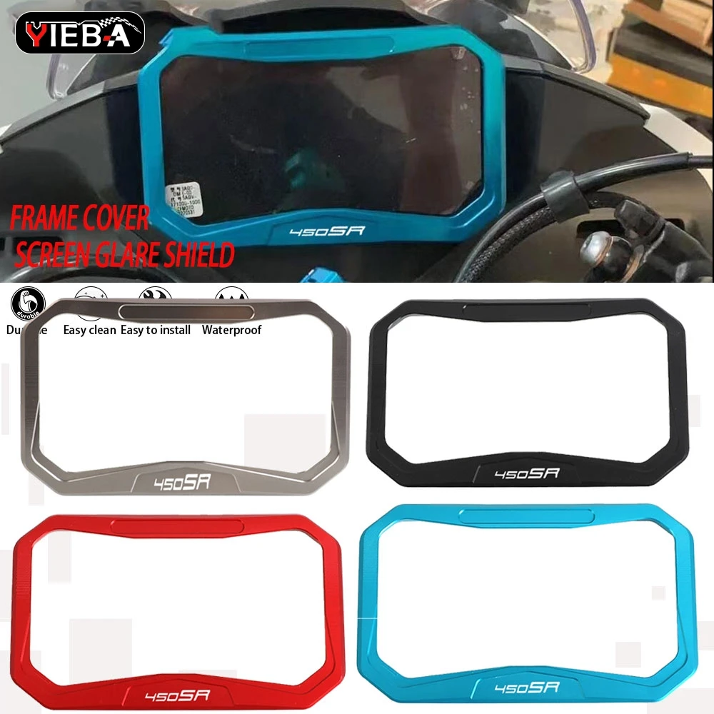 

FOR CFMOTO CF MOTO 450SR 450 SR 2022 2023 2024 450SS Motorcycle Meter Frame Cover Screen Glare Shield Instrument Display Guard