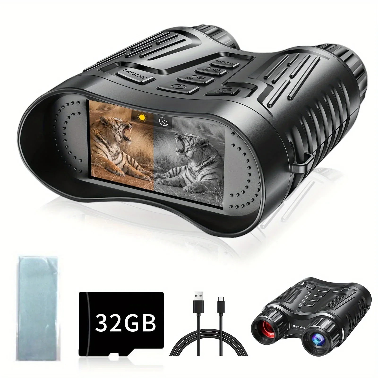 

Night Vision NV2180 Infrared Goggles Binoculars Digital Hunting Telescope 4K UHD 36MP Night Vision Hunting Camping Equipment