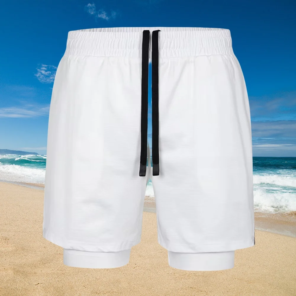 

New men's summer collection in 2025: Quick-drying double-layer sports shorts, breathable and comfortable to wear