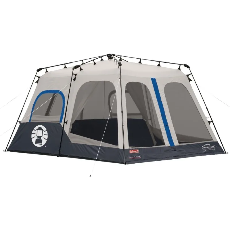 

Camping Tent with Instant Setup, 4/6/8/10 Person Weatherproof Tent with WeatherTec Technology