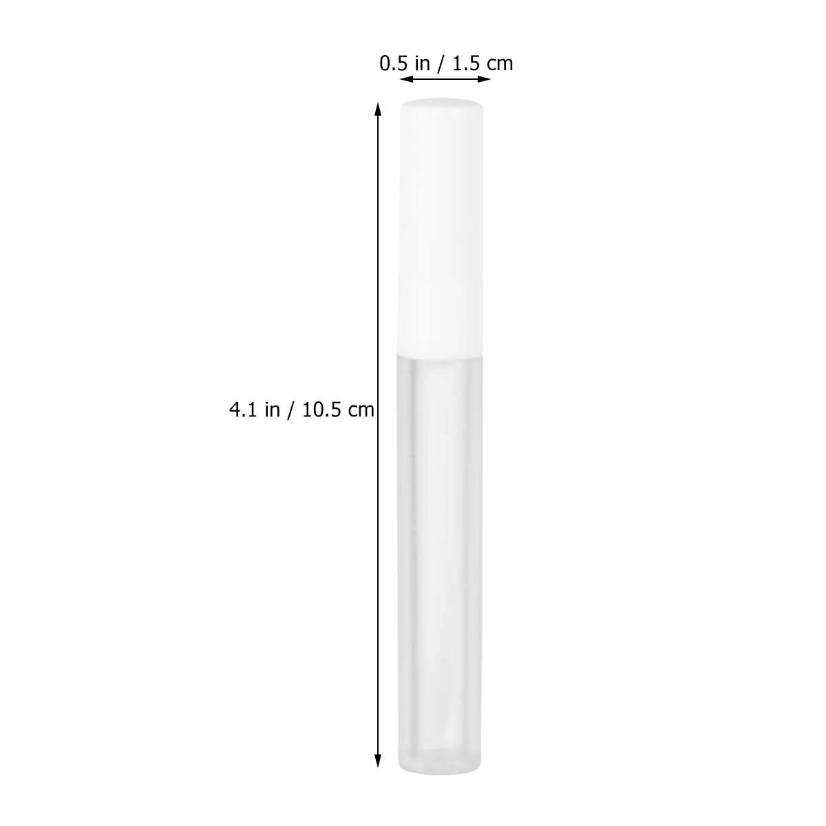 

10 Pcs Lip Gloss Bottle Travel Container Subpackaging Empty Tube Color