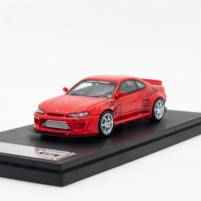 

SW 1:64 ROCKET BUNNY PAMDEM Silvia S15 Red Diecast Model Car