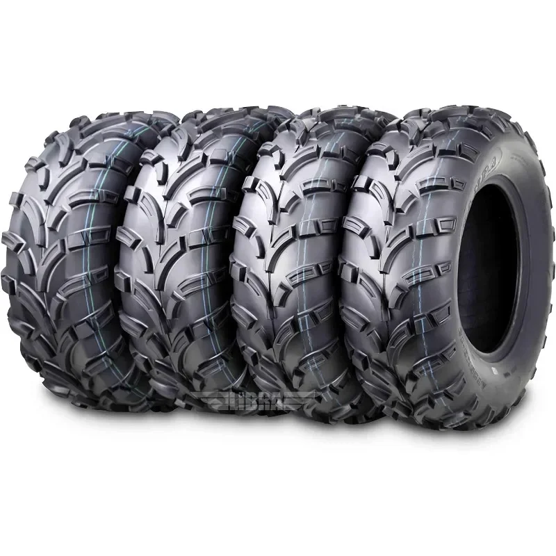 Set of 4 ATV/UTV Tires 25x8 12 Front & 25x10 12 Rear /6PR P373 10243/10244 US(Origin).Authenticity guarantee.