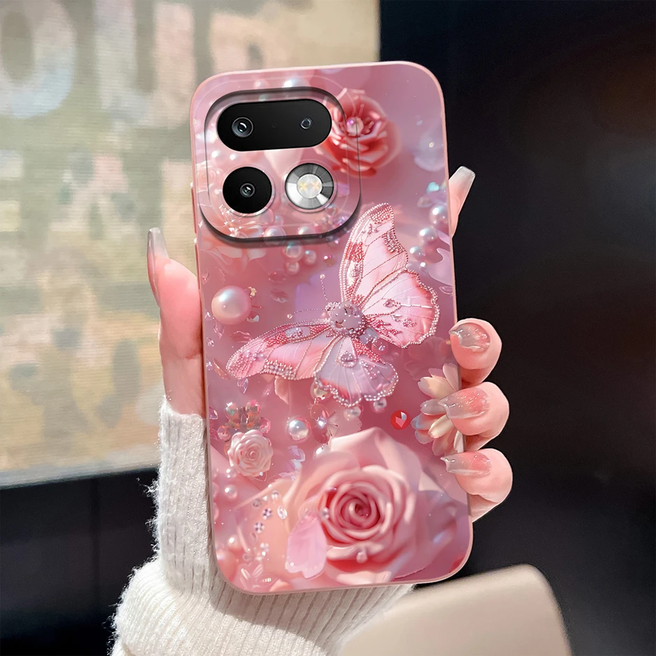 Für OPPO Realme16 16 Pro 16Pro+ Hüllen Lila Schmetterling Kirsche Antifouling Vollschutzabdeckung für Realme 16 Pro Plus Coque – Detail 34