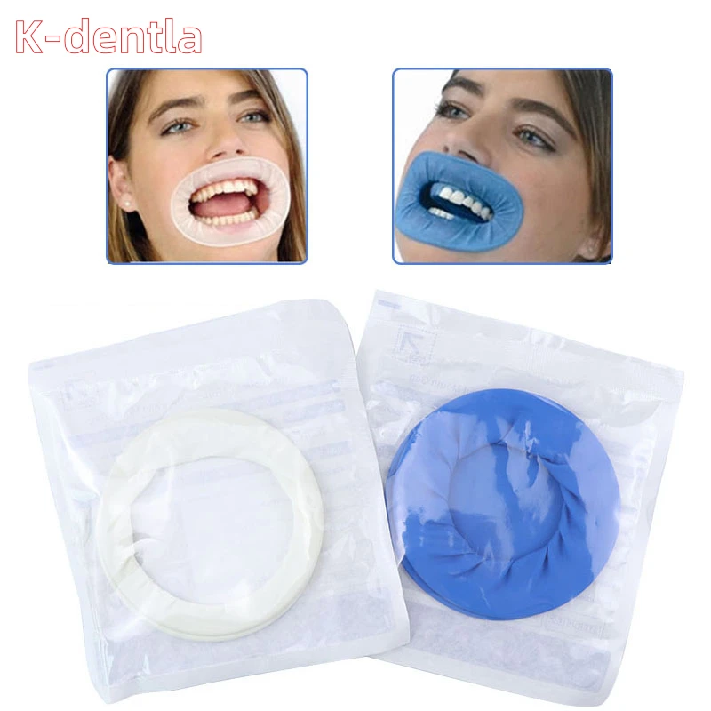 20Pcs Dental O Shape Mouth Opener Rubber Sterile Mouth Opener Oral Cheek Expanders Retractor Rubber Mouth Opener