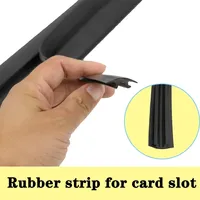 1pcs Rubber strip at the top groove of the shark crossbar. Anti slip rubber strip, increasing friction rubber strip