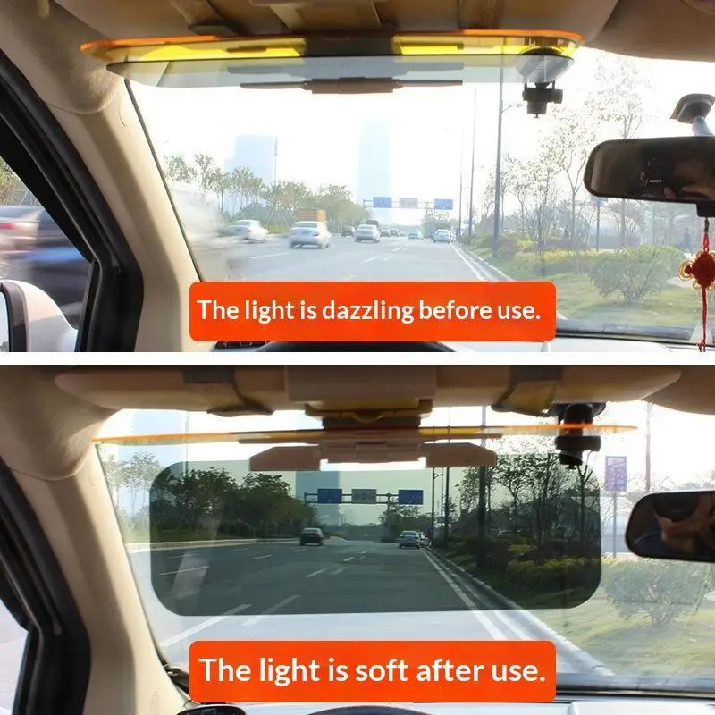 Auto-Sonnenblenden-Fahrbrille, blendfrei, lichtschutz, bruchsichere Gläser für Langstreckenfahrten – Detail 2