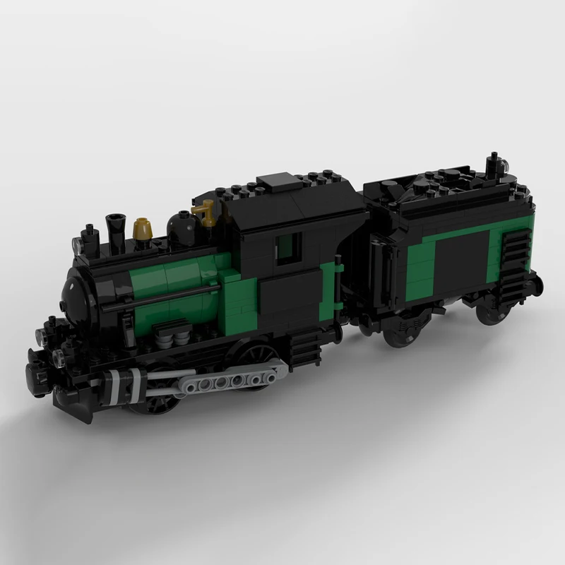 

363PCS MOC Technology Mot Small Train Engine Modernized Model DIY Creative Assembly BricksDisplay Birthday Gift Collectible Set