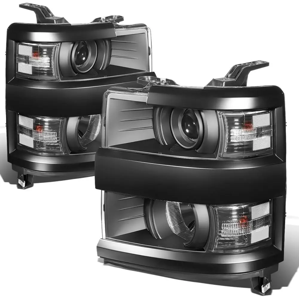 

Комплект фар-проекторов, совместимый с Chevrolet Silverado 2500HD 3500HD 2015-2019 годов, замена фар для водителя и пассажира