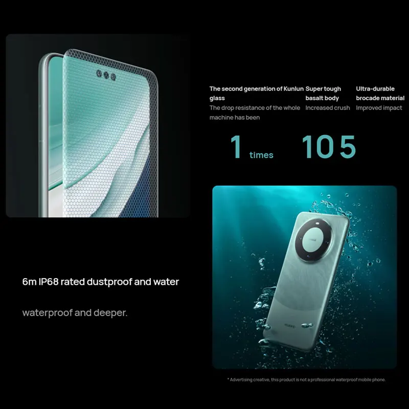 Nuevo Huawei Mate 60 Pro 5G teléfono 512ROM 50MP cámara 6,82 "OLED 120Hz pantalla Kirin 9000S HarmonyOS 4,0 batería 5000mAh Smartphone