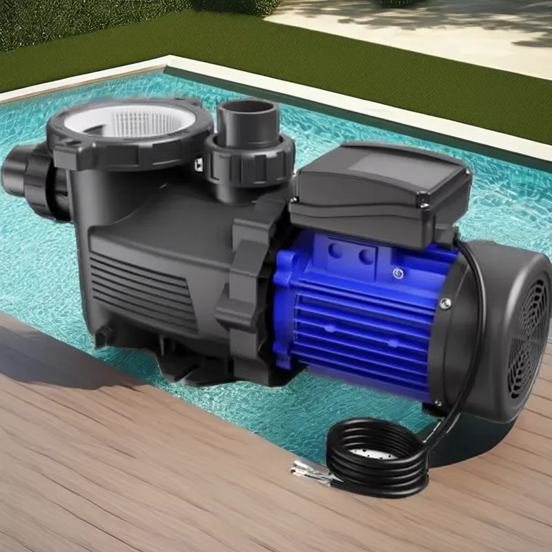 2HP 220V Self Priming Pool Pump High Flow Cast Iron Motor for Above Ground and In Ground Swimming Pools Easy Install with