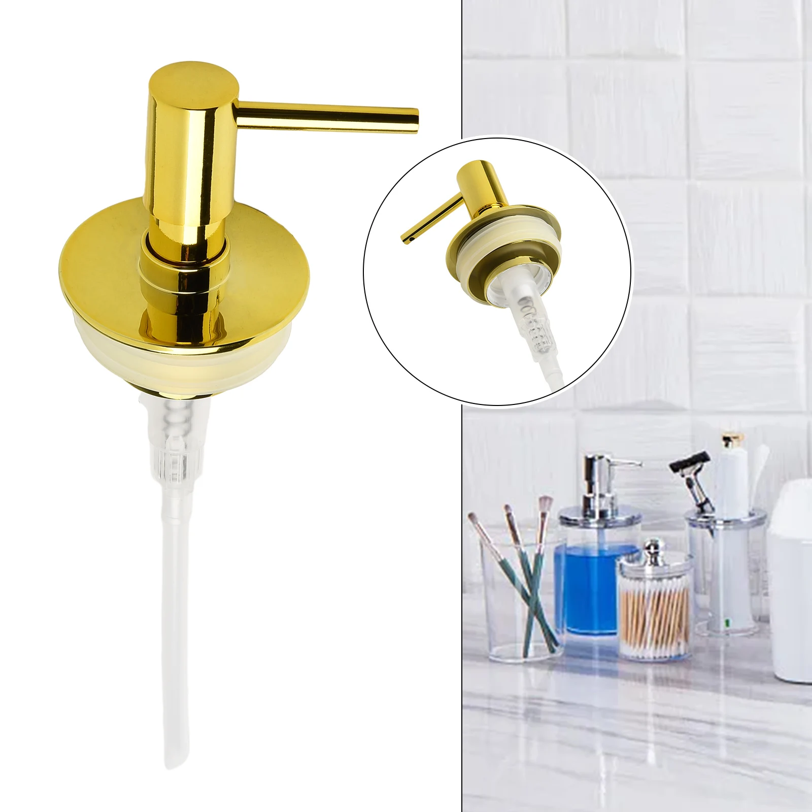 

28 Teeth Plastic Pump Head Press Lotion Pump Head Perfume Bottle Spray Head 28 Thread Bathroom Spray Head Replaceemt