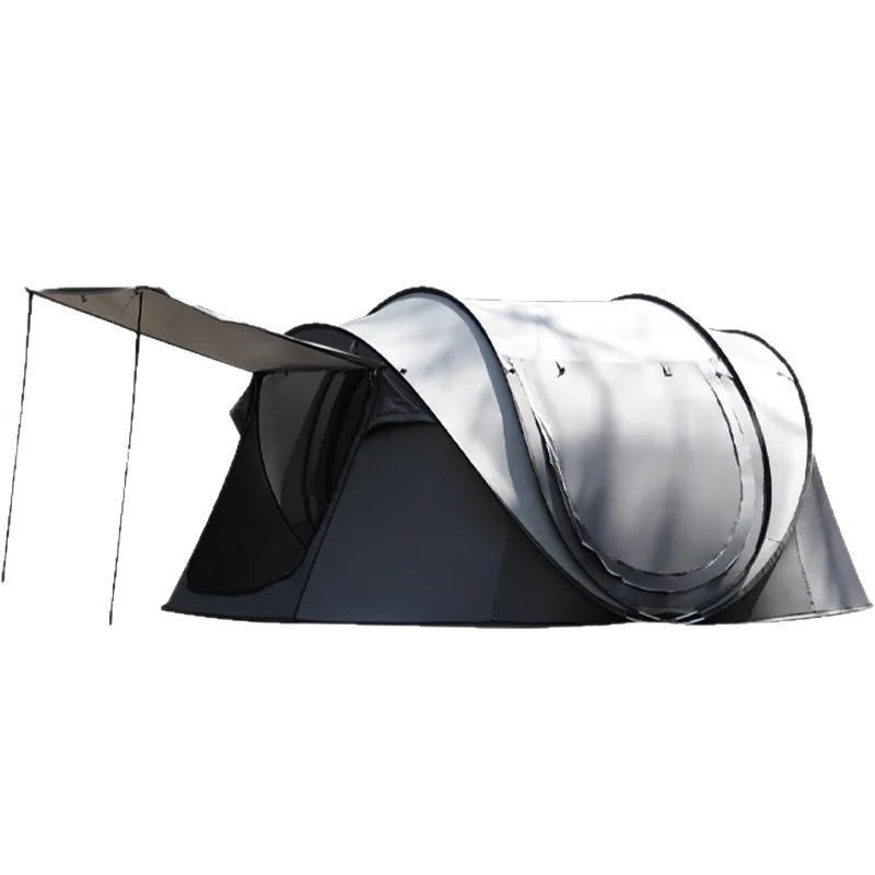 Outdoor camping tent equipment canopy combination 1 second quick opening boat type automatic quick throwing tent