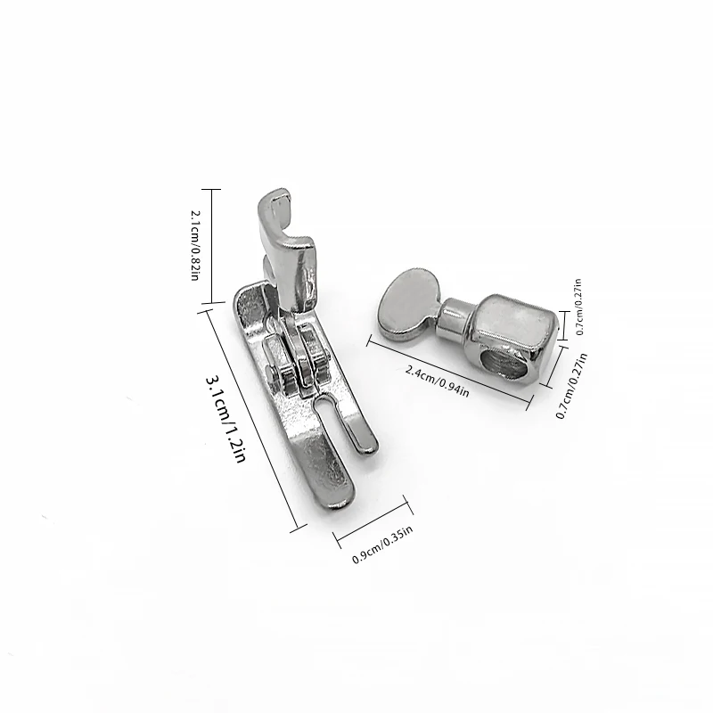 4pcs old-fashioned household foot sewing machine accessories set, needle plate foot pressure tooth needle clip, South China butt