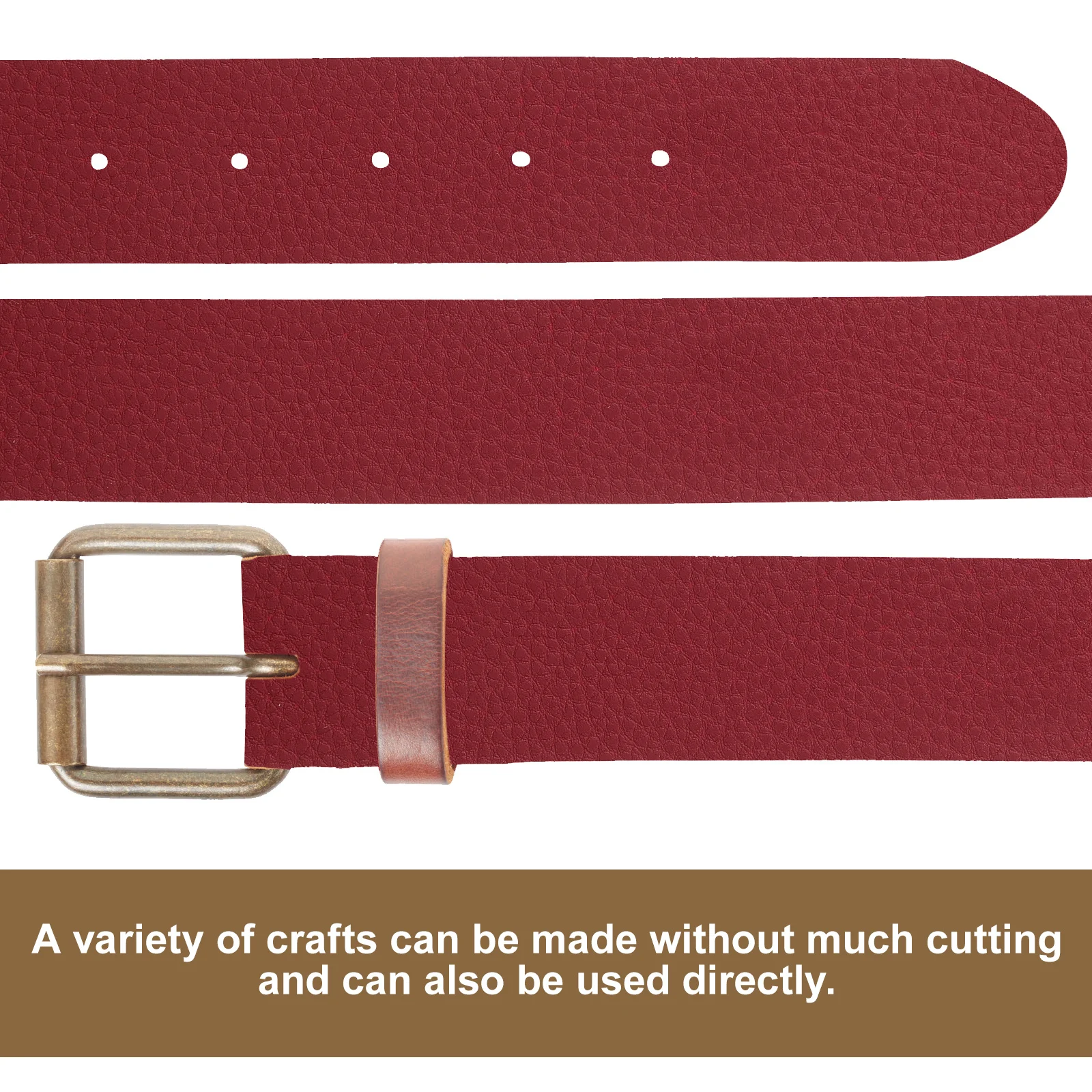 

1 Roll Durable Lychee Pattern Strap for DIY Craft Strip Projects Bag Materials DIY Bag Material