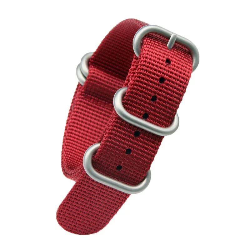 STEELDIVE SD2301 Watch Strap Black/Orange/Red/Gray/Deep Blue/Khaki/Green Nylon Tape 22MM/20MM Replace Nylon Wristwatch Strap - view 4