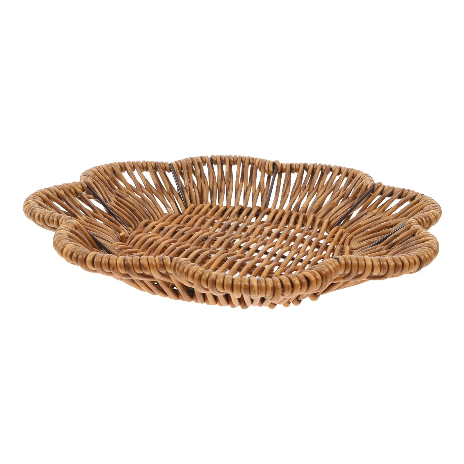 

Fruit Basket Bread Snack Holder Multifunctional Storage Decorative Bowl Key Entryway Kitchen Office Fruit Holder Use