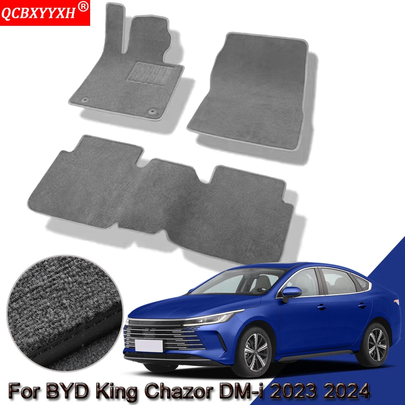 

Custom Car Floor Mats For BYD King Chazor DM-i 2023 2024 2025 Waterproof Non-Slip Floor Mats Internal Protection Carpets Rugs