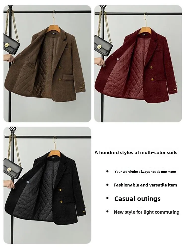 Бархатный костюм Bla Jaet, женский весенне-осенний новый утягивающий топ большого размера в стиле вестерн, топ в стиле ретро