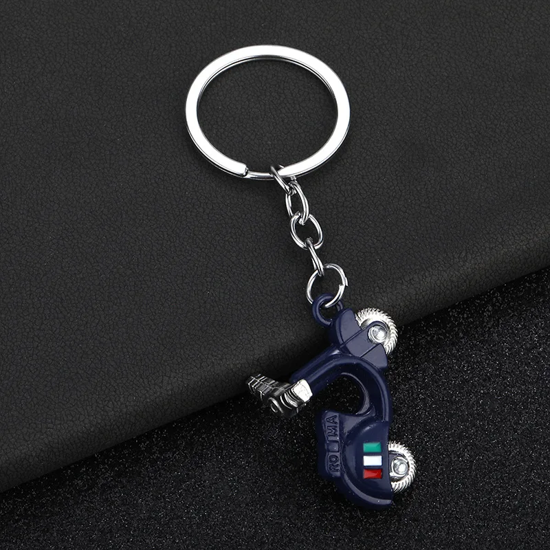 LLavero de vehículo eléctrico divertido, colgante creativo, Mini llavero de Moto, llavero de coche eléctrico personalizado, regalo, 1 Uds.