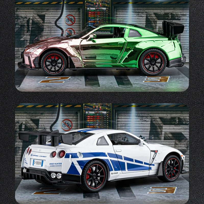 

1:22 GTR R35 Alloy Simulation Car Model Diecasts & Toy Vehicles Decoration Toys Boy