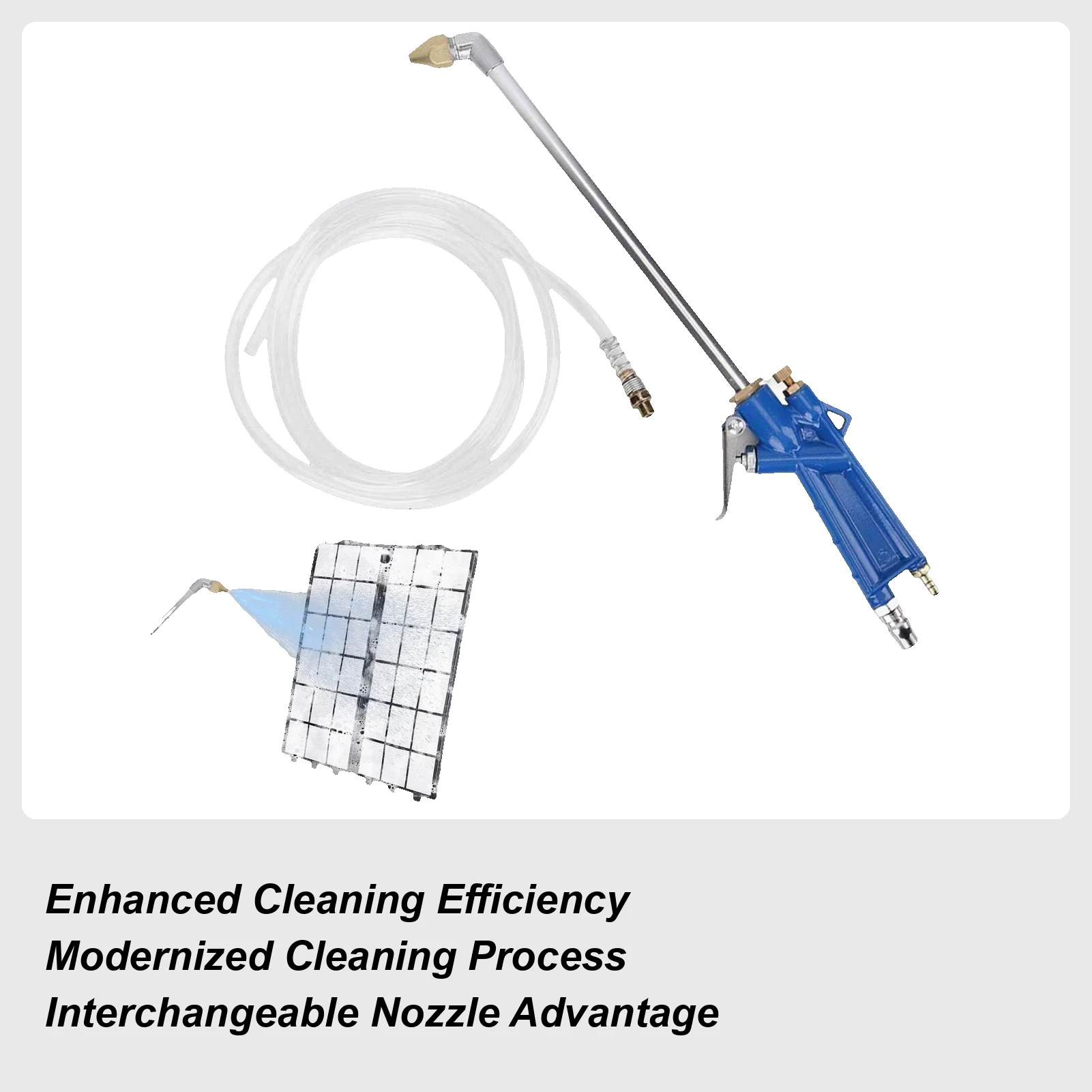 

Professional Air Blower Sprayer, Car Cleaning Tool for Dust Interior Engine Tire, Ergonomic Extension Wand for Truck Shop