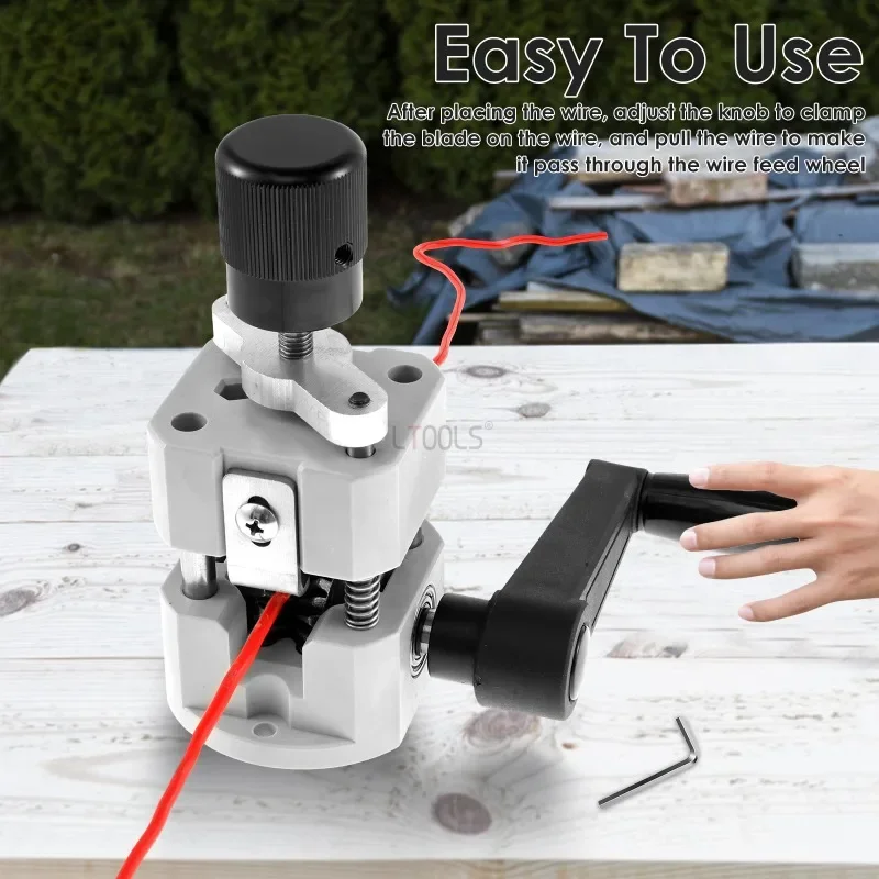 New Portable Manual Wire Stripping Tool 2-20mm Cable Electric Peeling Machine Hand Crank Support Use with Hand Electric Drill