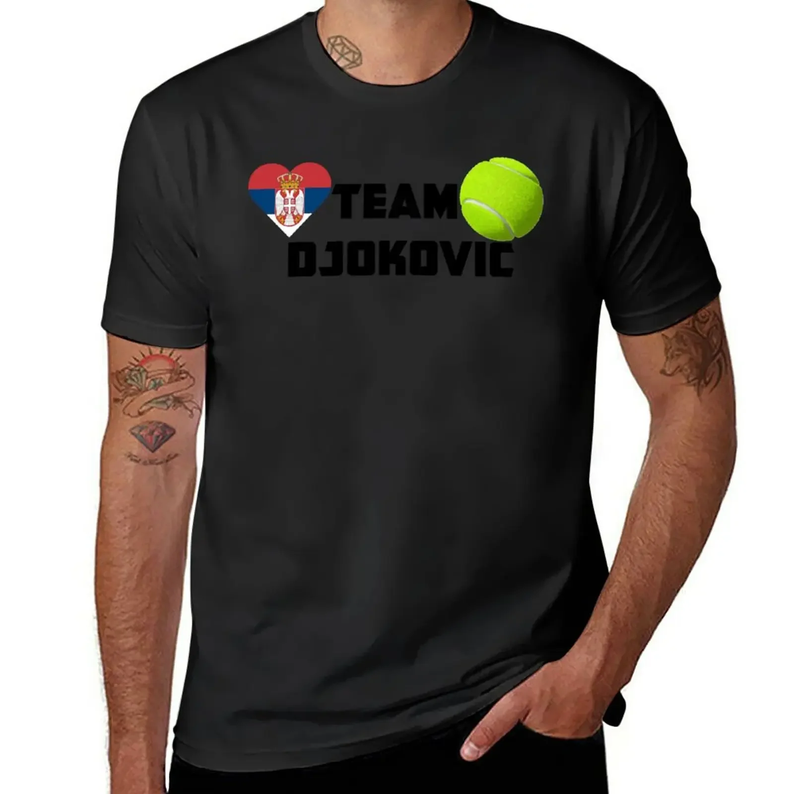 new edition t shirt shirts graphic tees mens graphic t-shirts funny New Team Djokovic #j42 T-Shirt funny t shirts 2024