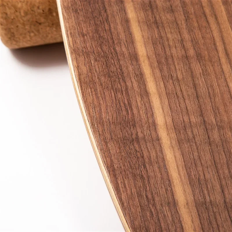 walnut sticky fish-shaped balance board, wooden fitness board, skiing yoga training balance board, curved board