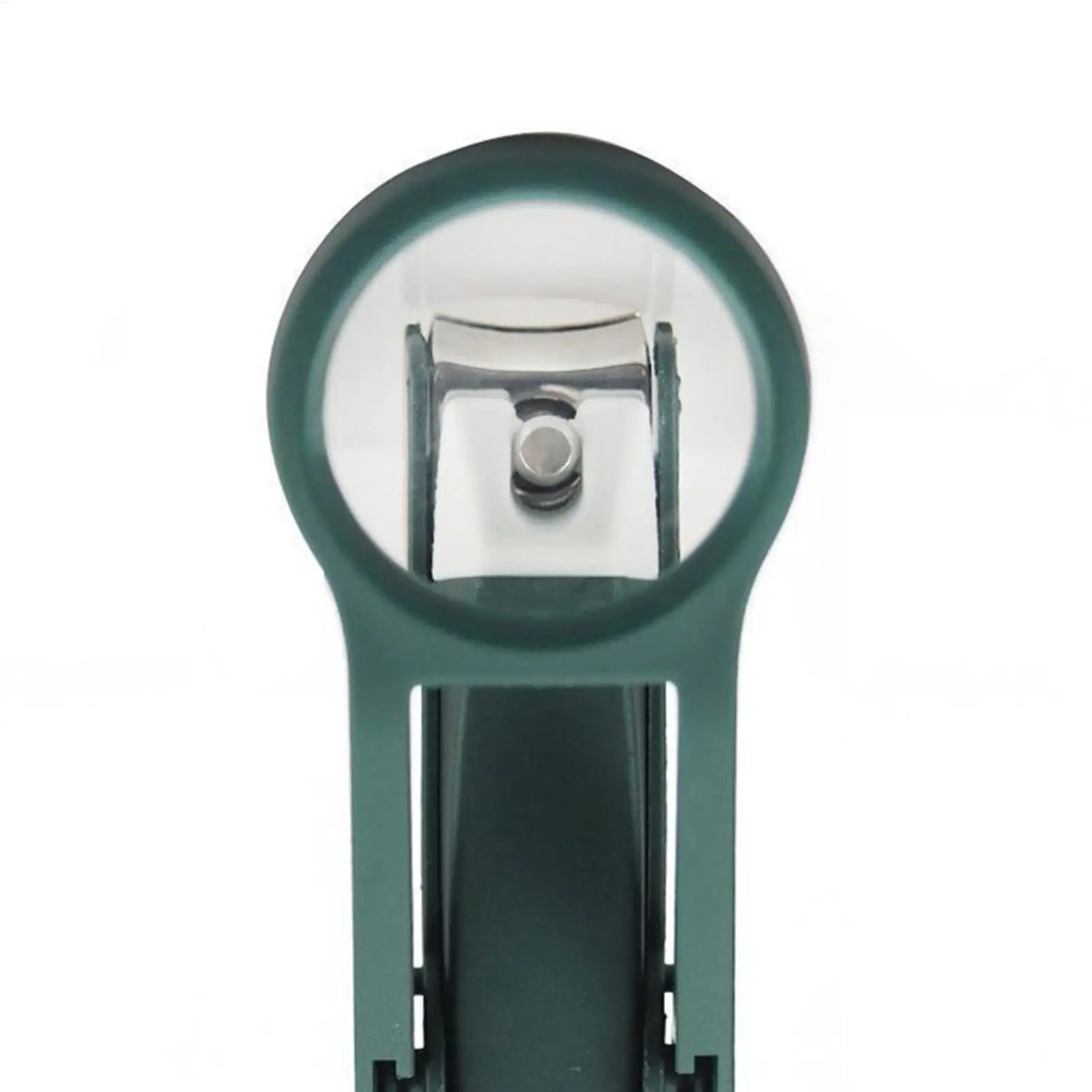 Cortador de unhas para idosos, cortador de unhas anti-respingo de aço inoxidável com lupa aparador de unhas, ferramenta de beleza de unhas