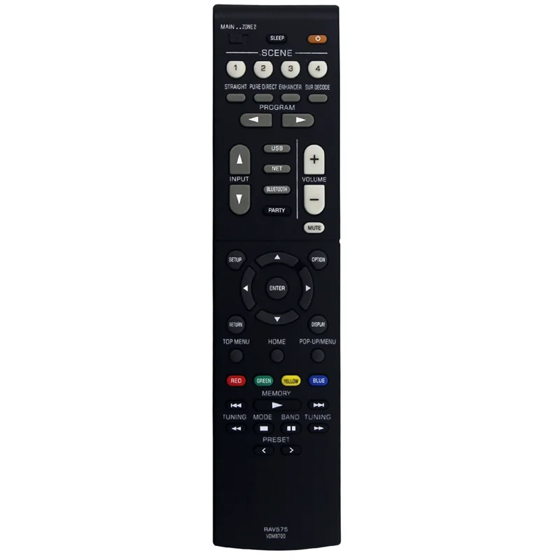 ABKN-Control remoto de repuesto RAV575 para sistema receptor RXV6A TSR700 TSR-700 TSR 700 RX-V6A TSR-700 VDM87000