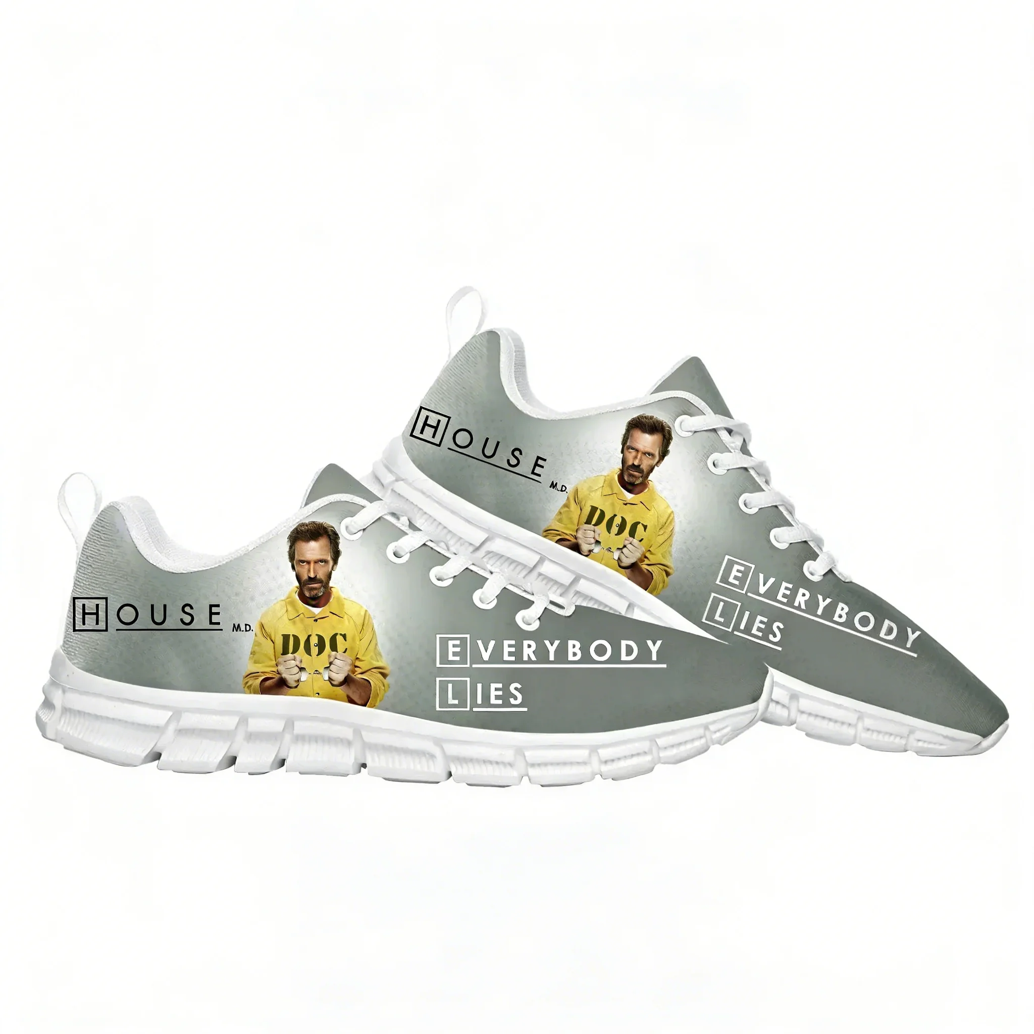 

House M.D. Sports Shoes Mens Womens Sneakers High Quality Hugh Laurie Casual Sneaker Couple Custom Shoes