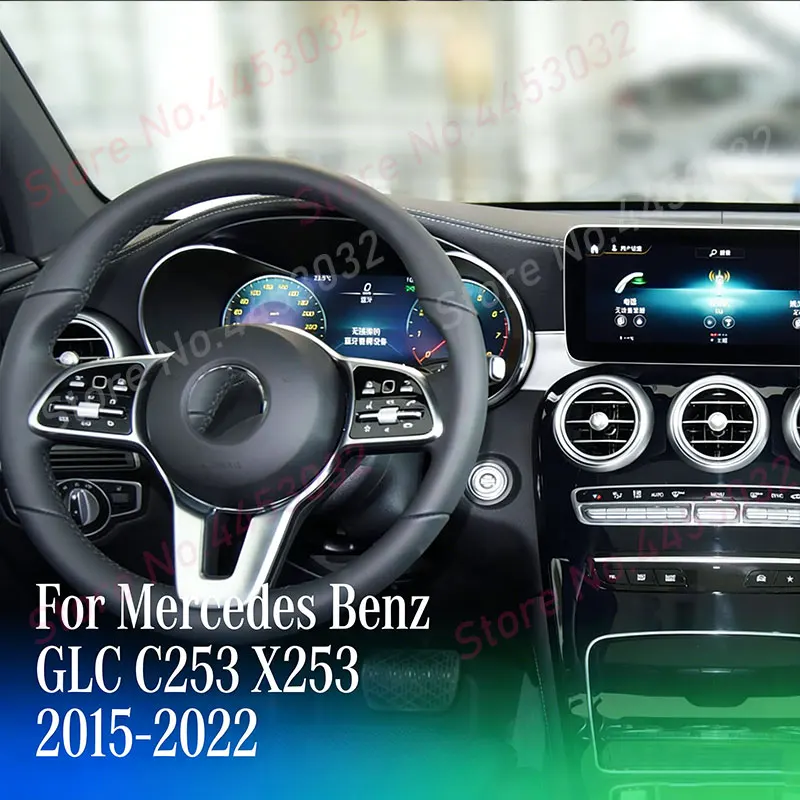 

Держатель для телефона Gravity для Mercedes Benz GLC C253 X253 2015-2022, горизонтальный кронштейн для GPS с основанием и аксессуарами