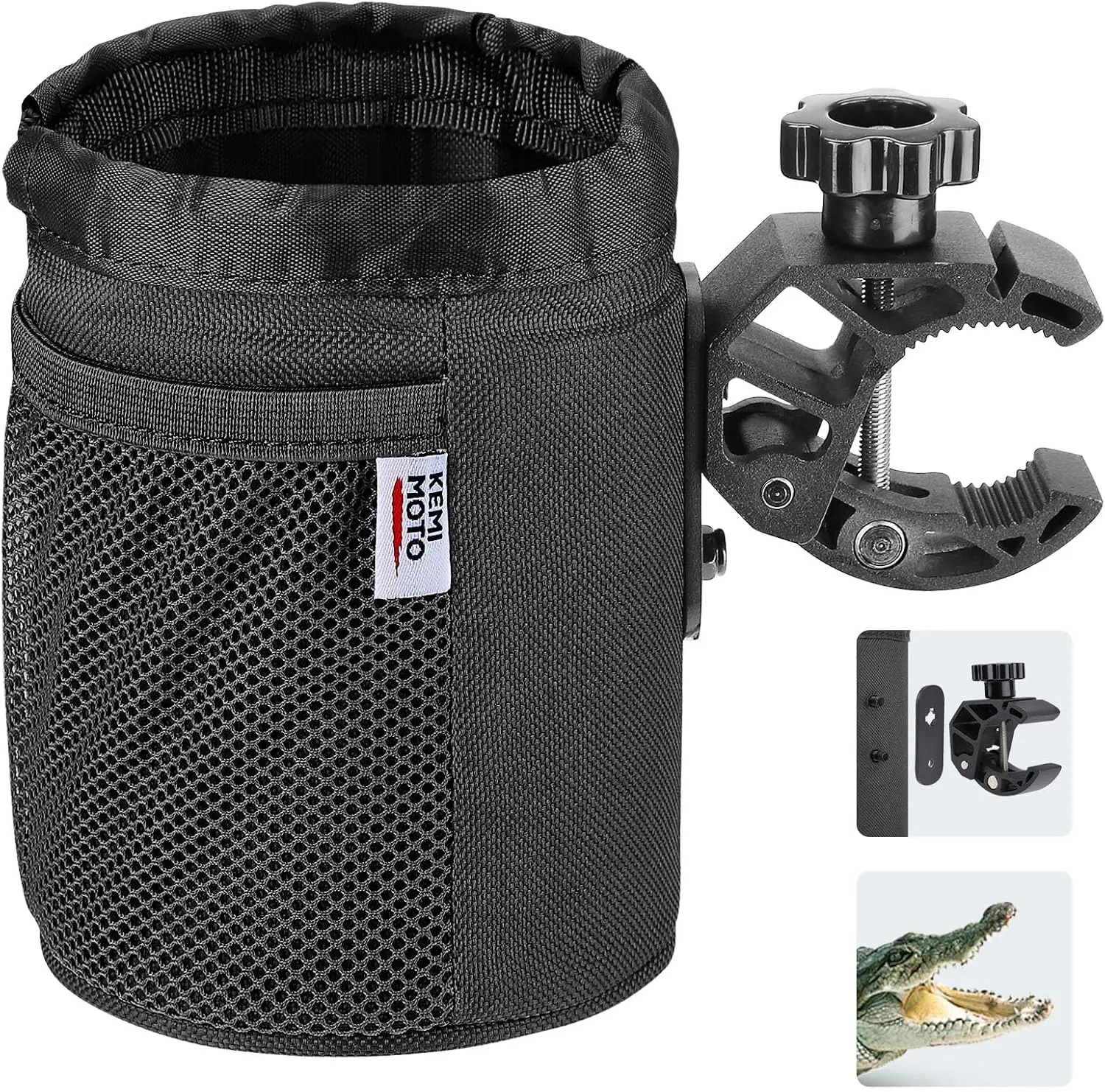 

Cup Holder Ox Fabric Drink Holder wi 0.6"-.5" Clamp Universal Water Bottle Cup cessories for Bike A/U oter Boat ker motorcycle