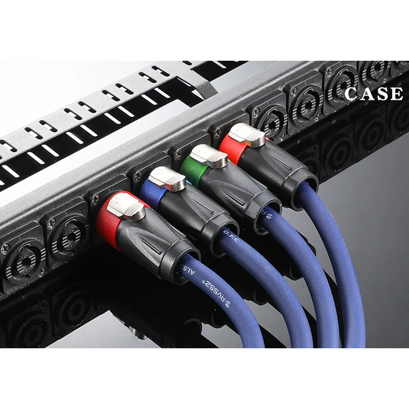 2/4/6/8 Core 4N Oxygen-free Copper Sheathed Speaker Cable Amplifier Connection Wire For Home Theater Stage Wiring 1/2/3/4/5/10m