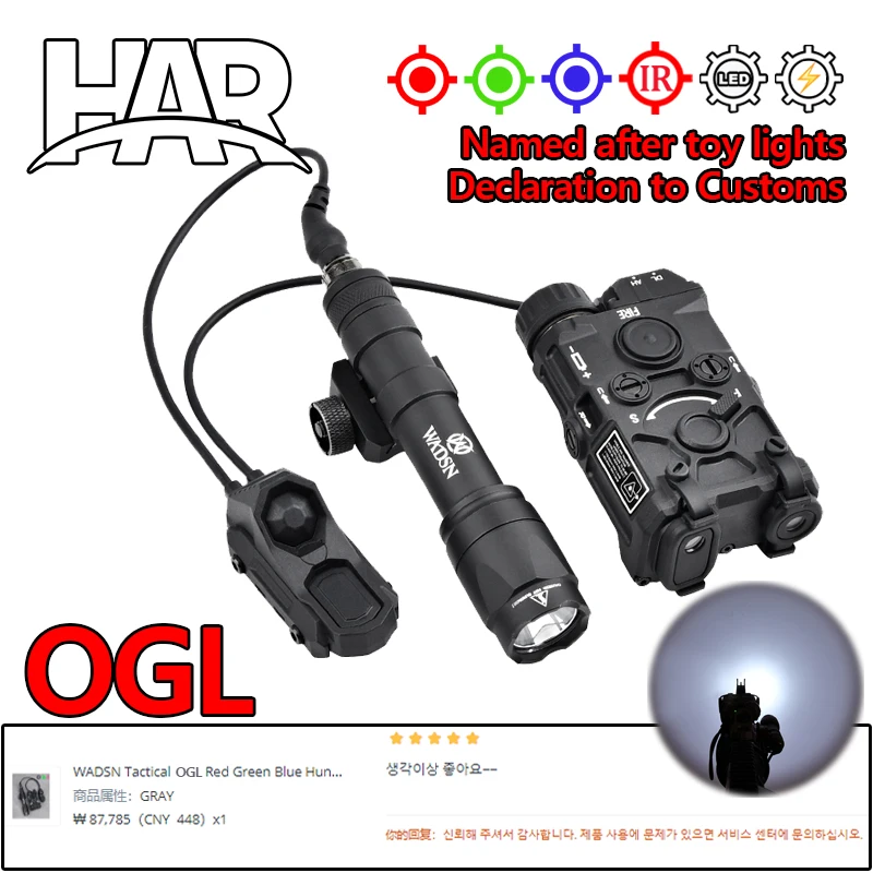 

M300A M600C Flashlight M300 M600 Nylon OGL Dual Control Switch Fit 20MM Rail DBAL OGL NGAL