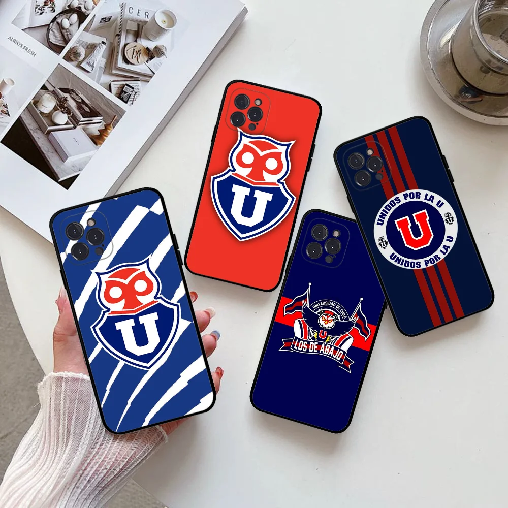 C-Chile U-University Logo Phone Case For IPhone 16 15 8 7 6 6S Plus X SE XR XS 14 11 12 13 Mini Pro Max Mobile Case