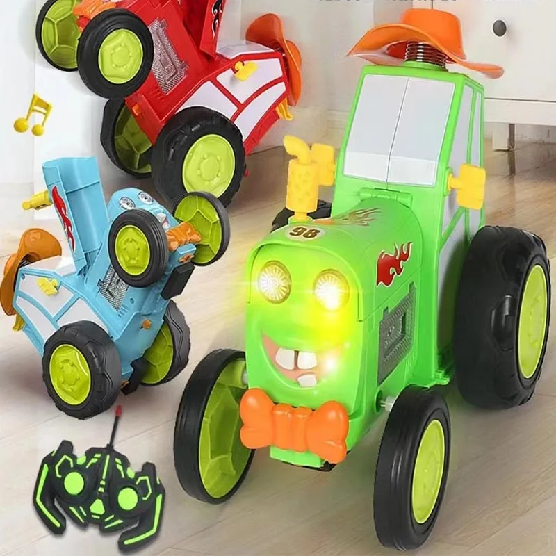 

Kids Toys Swing Stunt Dancing Car Mini Rc Car With Music Lights Wireless Remote Control Jumping Truck Funny Children Toys