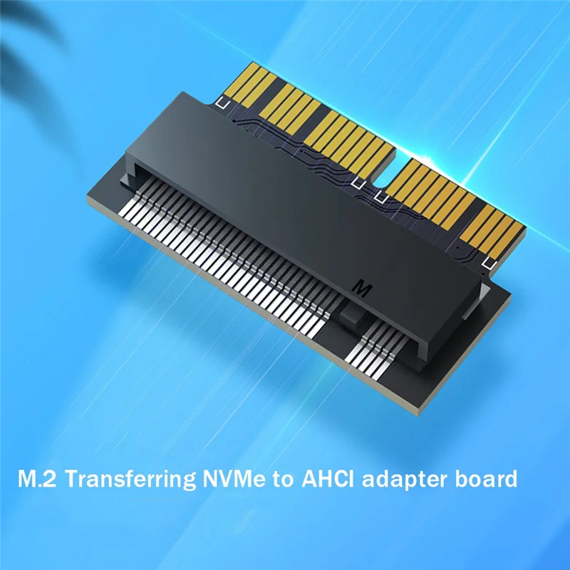 บอร์ดอะแดปเตอร์ M.2 NVMe เป็น AHCI M.2การ์ดอะแดปเตอร์ฮาร์ดไดรฟ์ NVME สำหรับ MacBook Air/Pro 2013-2017อัพเกรดฮาร์ดไดรฟ์