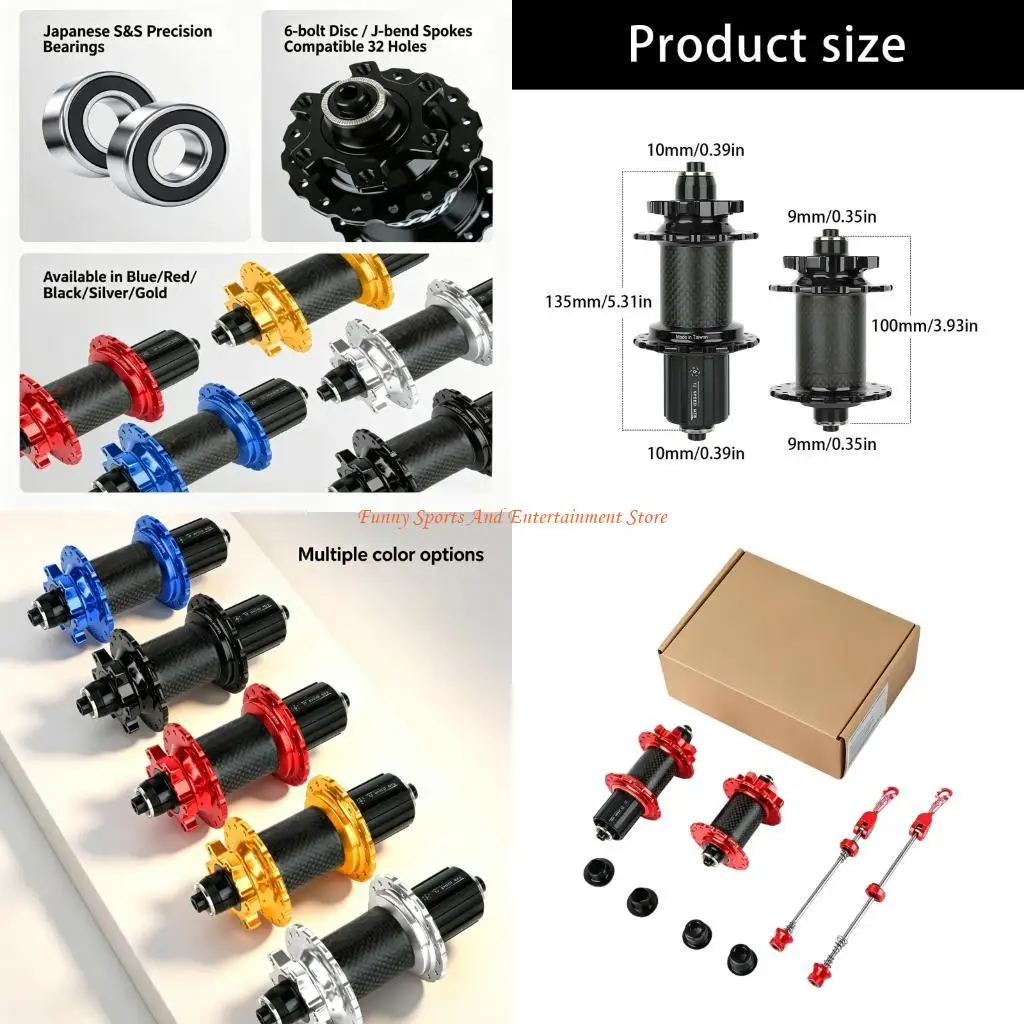 C4DE Light Shell Body Wheel Wrench Pair for Mountain Wheel Work, 32 Hole Front Rear Assembly with Conversion Gear Use