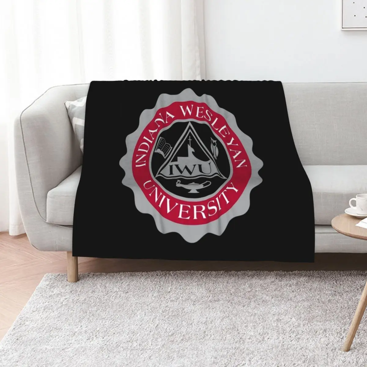 

Indiana Wesleyan College Throw Blanket blankets ands Decorative Beds for sofa Large Blankets