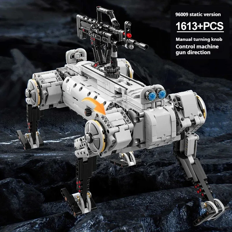 

1613pcs Modern Military Weapons, Unmanned Robots, Dog Assembly, Building Blocks Set, Toys And Gifts For Adult Boys