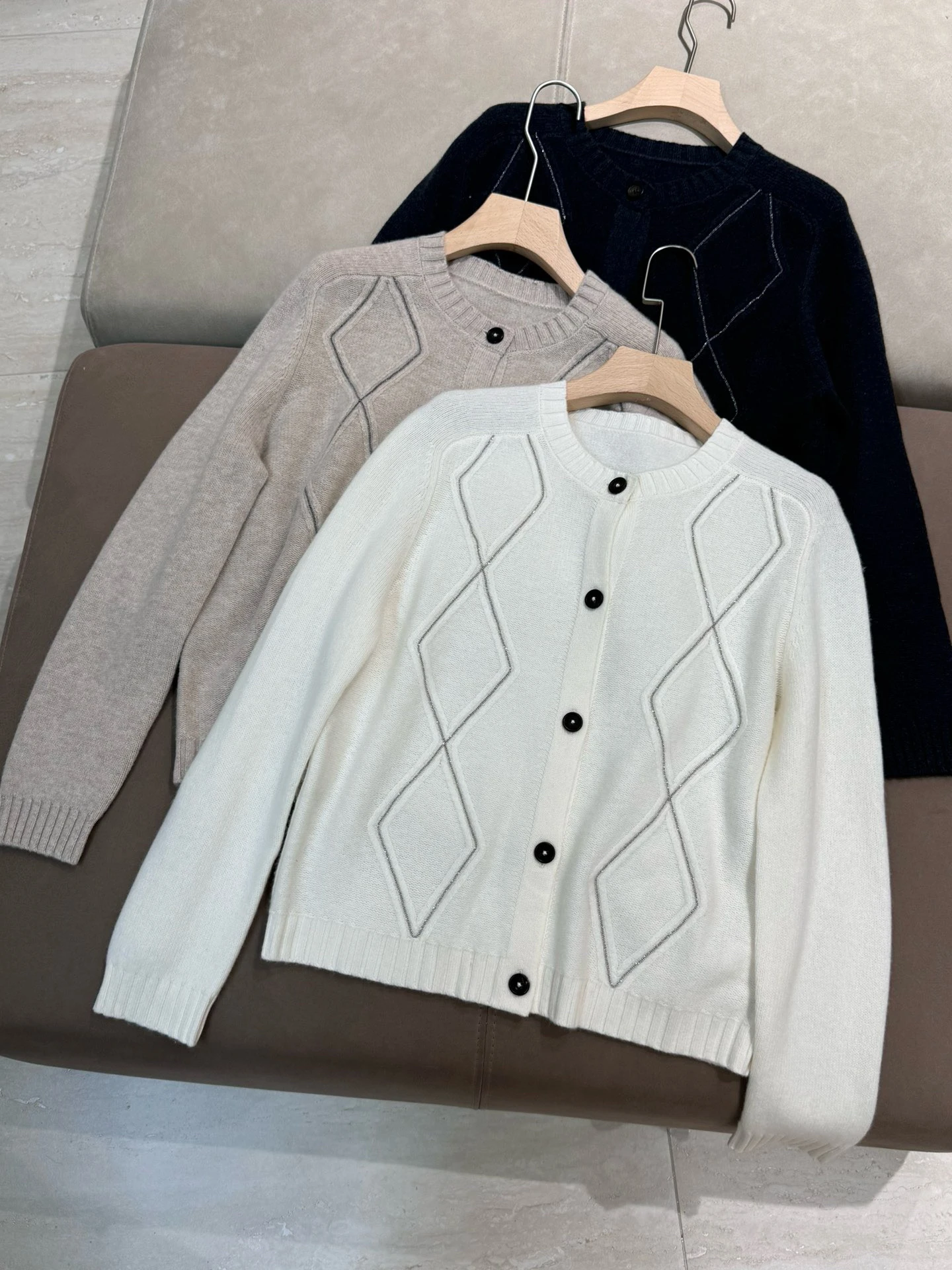 

mat BC Woolen Knitted ort Open Cardigan Loose Sweater Long Sve Women's Top Casual Sle Medium Softn Wool Blend