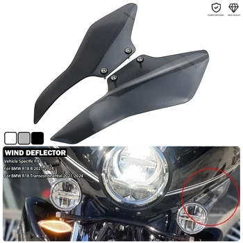 오토바이 윈드 디플렉터 레그 보호대 사이드 페어링 윈드 실드, BMW R 18 B R18B 배거 R18 대륙간 2021-2024 에 적합