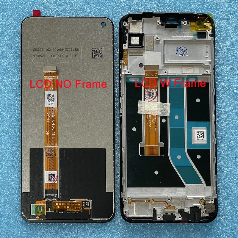 

6.5 Original For OPPO Realme 7i RMX2103 Display Screen Frame+Touch Panel Digitizer For Oppo Realme C17 RMX2101